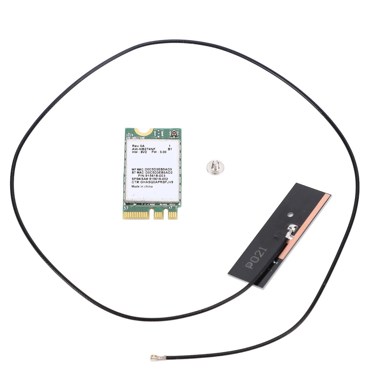

AW NB274NF RTL8723DE Wireless Card 300Mbps NGFF M.2 WiFi Card Module Network Adapter with Bluetooth