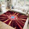 FC Bayern Design Kristall Samt Teppich Gemütlich Nicht?Rutschfester Teppich mit Aufdruck für Schlafzimmer Wohnzimmer Eingang