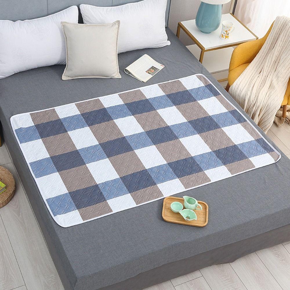 Durable 80*120cm Urine Mat Cute Waterproof Urine Pads Cloth Leakproof Washable Women Menstrual Bed Sheet for Baby
