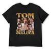 Retro Tom Selleck Vintage T-Shirt Blouse Animal Prinfor Boys Graphics Plain T Shirts Men