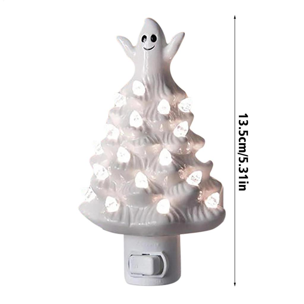 Ghost Plug In Night Light Halloween Night Light Plug In Decoration Nightlight For Kids Bedroom Home Kitchen Living Room Entrance