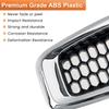 7Pcs Front Bumper Grill Inserts Front Mesh Grille Cover Trim Decor Breathable Bumper for Jeep Cherokee 2014-2018 Accessories