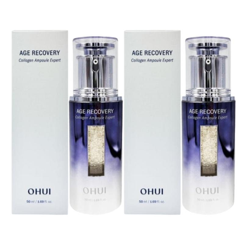 

OHUI Age Recovery Collagen Ampoule Expert 50ml | Intensive Firming & Anti-Aging Serum | Baby Collagen | Korean Skincare 50ml 2ea