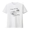 Tricou Trendy Minimalist Oversized Singura durere pe care o vreau este Au Chocolat cu Croissant Design Cafea Estetică Pinterest