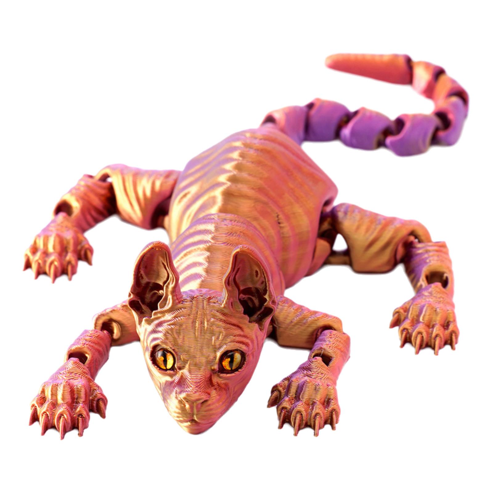 

Креативная игрушка-розыгрыш котенок сфинкс фигурка новинка подарок для вечеринок красочная кукла котенок пригнись фото реквизит 22