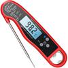 Thermomètre à viande BBQ LCD numérique étanche en plastique Contrôleur de température Hygromètre Ménage Cuisine Grill Cuisson