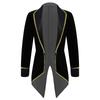 Boys Girls Circus Ringmaster Showman Magician Costume Halloween Tailcoat Jacket with Hat Gloves Outfits for Fancy Party