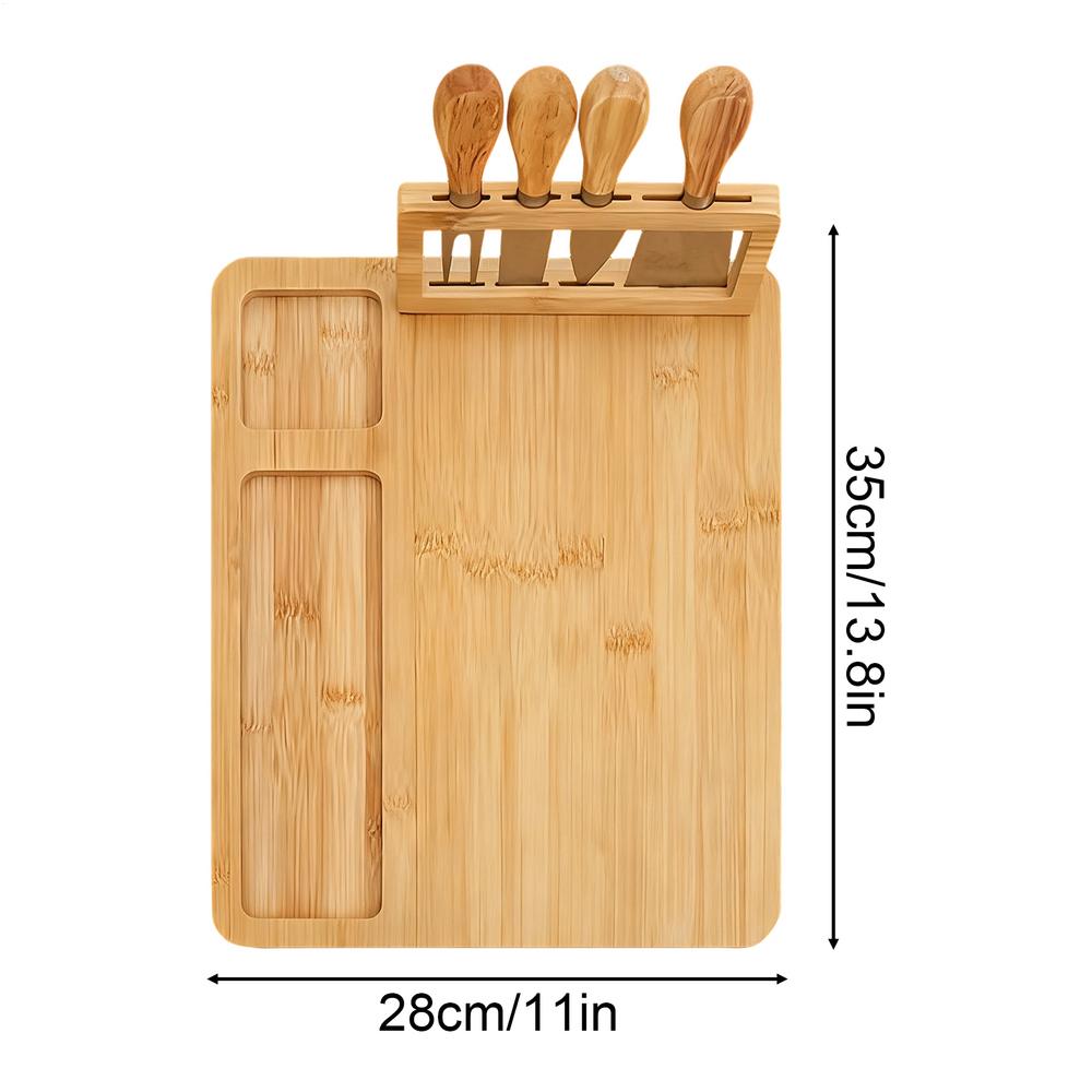 

Cheese Serving Board Heat-Resistant Meat Platter Charcuterie Tray Cheese Platter for Candy Snack Dessert Fruit Indoor Kitchen