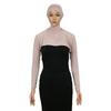 Polyester Hooded Capelet Long Arm Hijab Versatile Multi-Functional Cape  Daily Wear