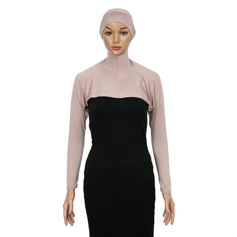 Polyester Hooded Capelet Long Arm Hijab Versatile Multi-Functional Cape Daily Wear