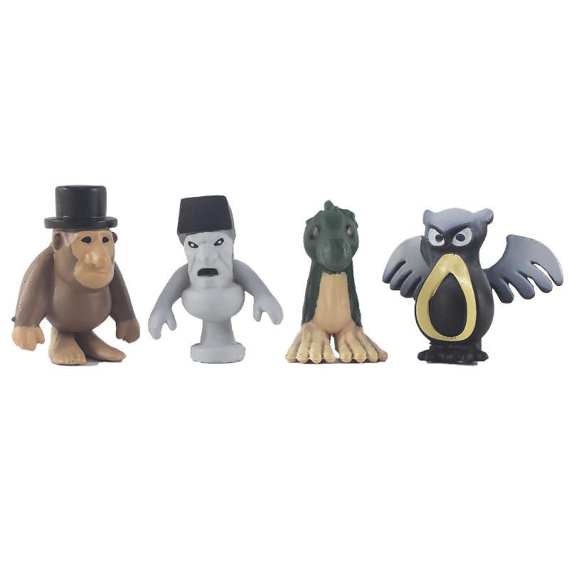 Wooden Sahur Tungtung Stick Figures Collector Toy Set Pvc Children Material