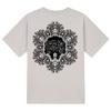 KAN6312 Ktc0076 Mega Flower Short Sleeve T-Shirt - Beige