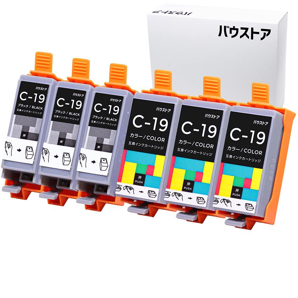 

Bowstore Compatible Canon Black COLOR Ink Cartridges 3 BCI-19 (6-Pack) (3 Black, Color)