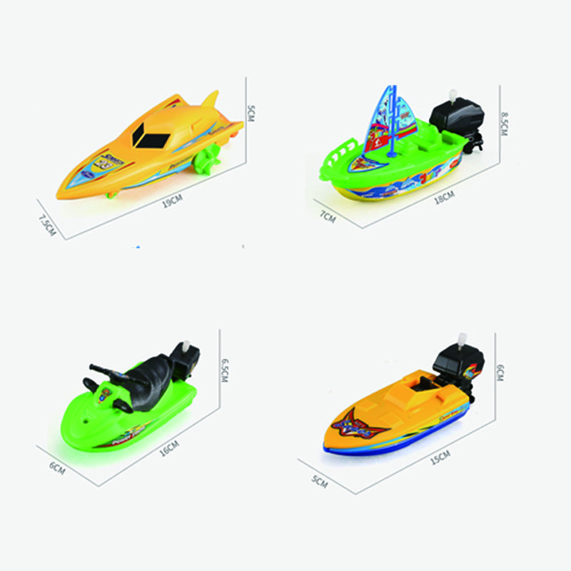 Wind-Up Speed Boat Bath Toy for Kids, Creative Winter Tub Adventures Enhancing Imaginative Water Play for Toddlers