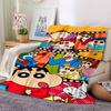 1pc Crayon Shinchan Adventure Flannel Blanket,Ultra Soft Warm Plush Throw for Home Bedroom Bed Sofa Cover Camping Picnic gift Y72452