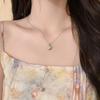 2024 New High-End Cartoon Kitten Necklace for Women - Versatile Clavicle Chain with Niche Design