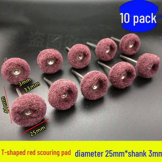 Electric Polishing & Rust Removal Brush: Steel & Copper Wire Grinder Head