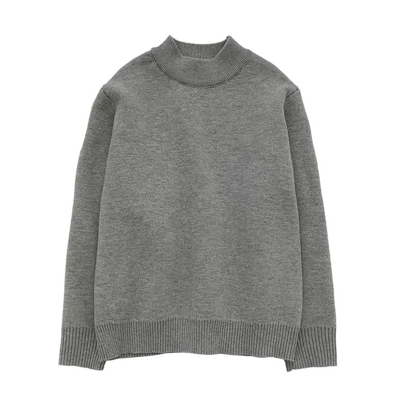 Children's Fashionable Casual Fleece Turtleneck Long-sleeved Top