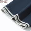 Camisa Polo Respirável de Mistura de Seda Masculina