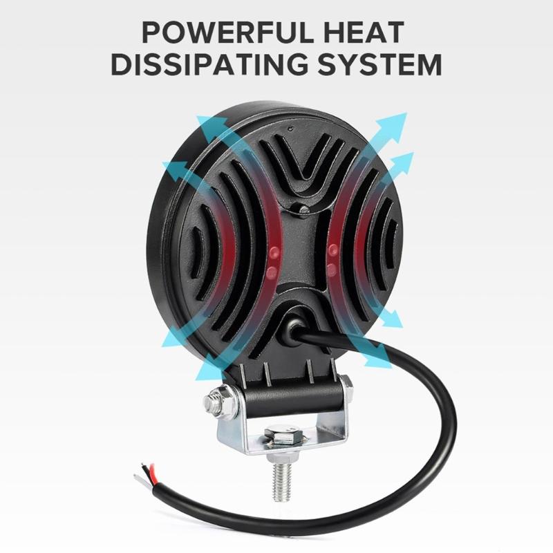 Modification Accessory Spots Flood Combo Beam for Truck Pickup SUV LED Work Light 126W 12600LM Offroad Spots Flood Light