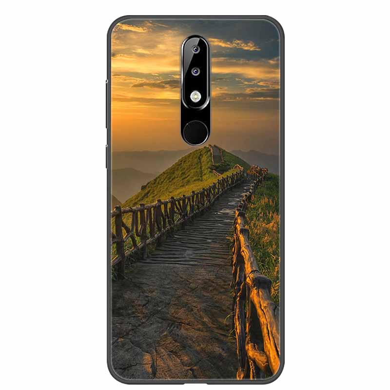 Per Nokia 6.1 Plus Custodia Adorabile Morbido Silicone Cartone Animato Gatto TPU Custodie per Telefono per Nokia X6 Copertura 6.1Plus Carina Coque per NokiaX6 Guscio