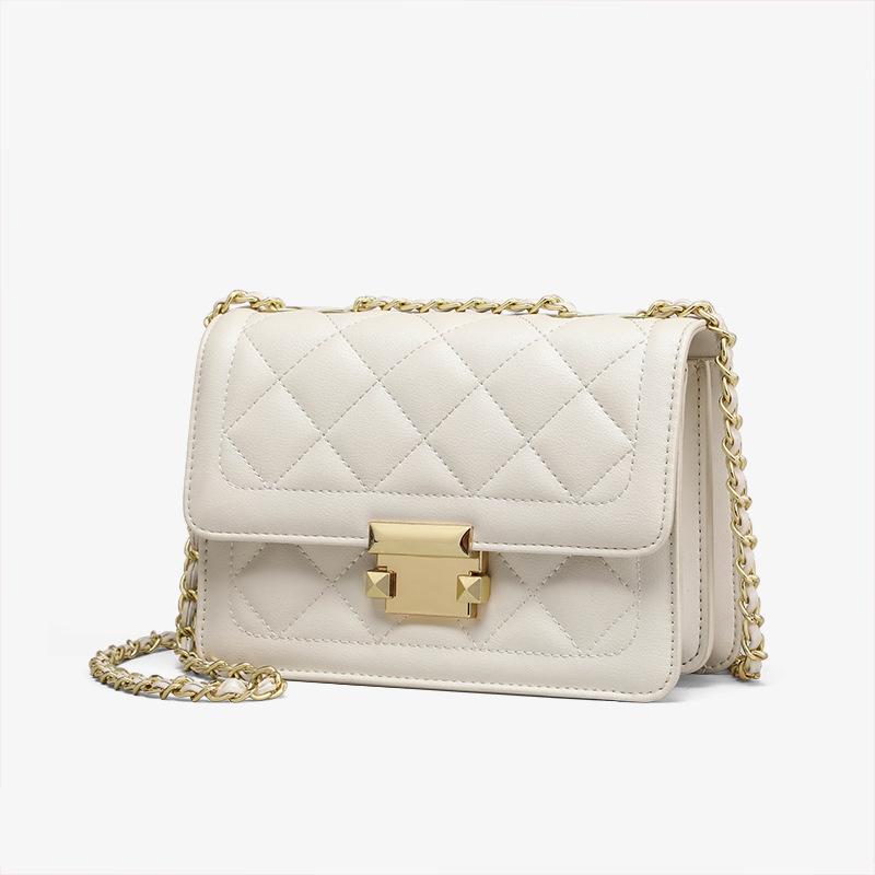 New Genuine Leather Fashion Crossbody Bag Light Luxury Versatile Small Bag Commuter Women's Bag Shoulder Chain Bag