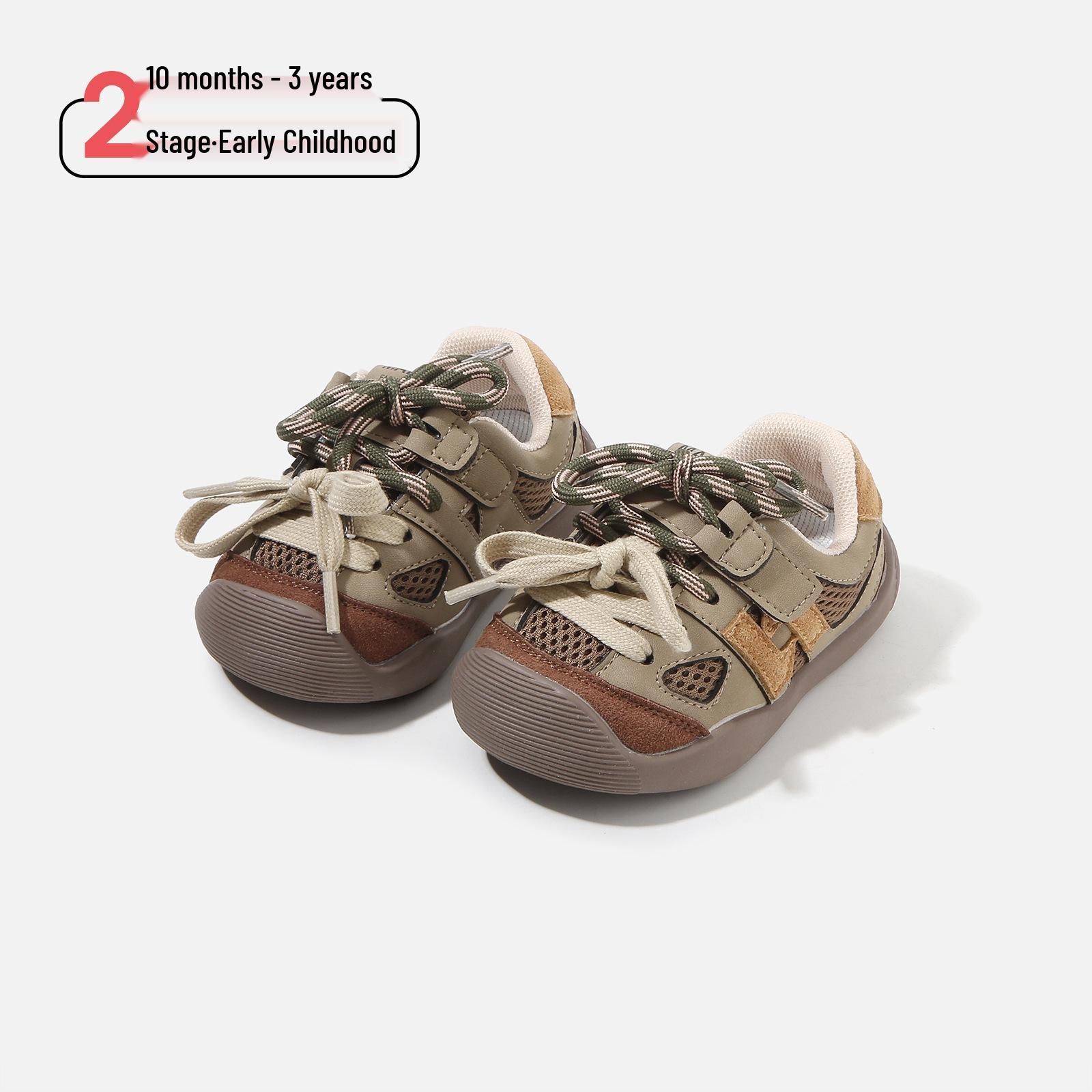

Spring 2026 Baby & Toddler Non-Slip Walker Shoes - Functional, Outdoor, Sporty Kids Shoes 19 - Insole 13.5cm зелений