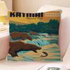 Vintage Travel City National Park Landscape 45*45cm Cushion Cover Pillow Cover Decor Pillowcase Home Pillowcase for Couch Pillow