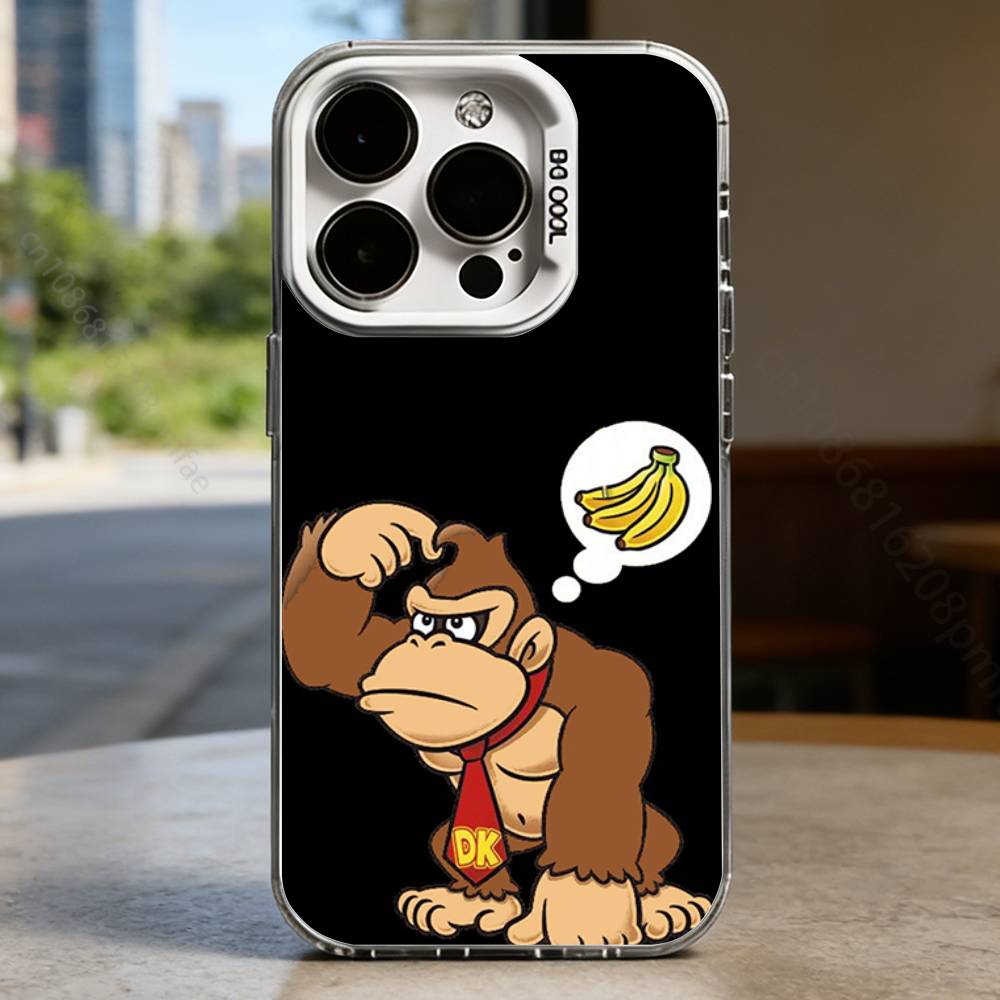 

Game D-Donkey Kong Monkey Hard Phone Case for IPhone 17 16 15 14 13 12 11 Pro Max Plus16E X XR XS Max shockproof Full Cover iPhone17Promax
