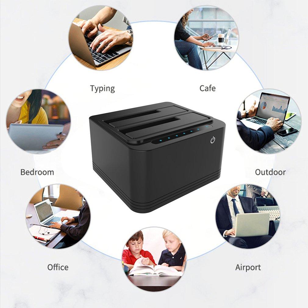 Hot SSD3.5/ 2.5 Inch External Hard Drive Docking Station Heat Dissipation USB3.0 Suitable For HDD /SATA Hard Disk Dropshipping
