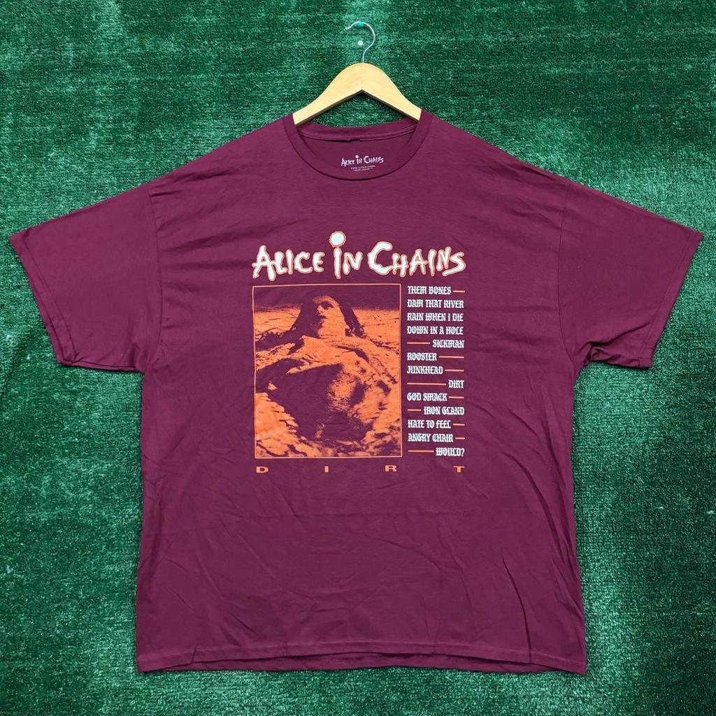 Alice In Chains Dirt Album Cover Rock Band T-Shirt Size XXL