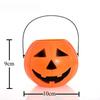 1 Set of 3Pcs Large Medium and Small Portable Pumpkin Buckets for Halloween Ghost Festival Bar Home Decoration Sugar Filling Jar