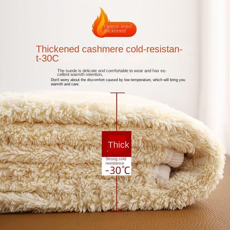 Winter Velvet Thickened Women's Pants Wide Leg Pants Women's Casual Lamb Velvet Women's Pants Trend