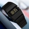 SANDA Luxury Men's Electronic Watch Creative Design Unique Watch Man Casual Sports Multi-functional Wristwatch LED Waterproof ABS Material