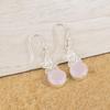 Rose Chalcedony Gemstone Jewelry, 925 Sterling Silver Earring Jewelry, Handmade Gorgeous Earring Gift For Women