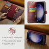 Flip Leather Case for Samsung Galaxy A17 A56 A36 A16 A55 A35 A15 A54 A34 A24 A14 A53 A33 A13 A52 A72 A51 A71 Detachable Magnetc Wallet Card Back Cover