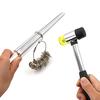 Ring Sizer Finger Guage Mandrel Finger Sizing Measure Stick Standard Tool Metal