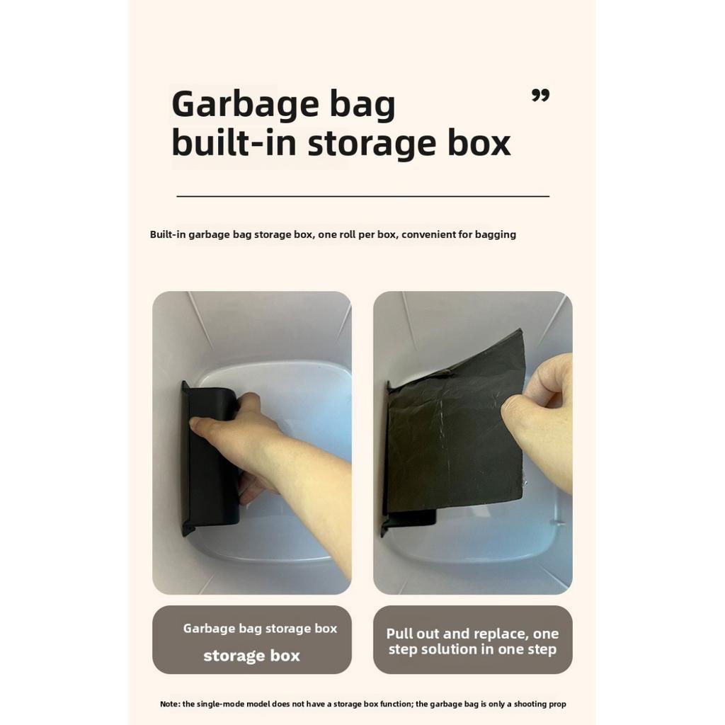 Smart Trash Can, Silent Closure - Anti Odor, Multiple Capacity Options - Requires AA Battery Power (excluding Battery),