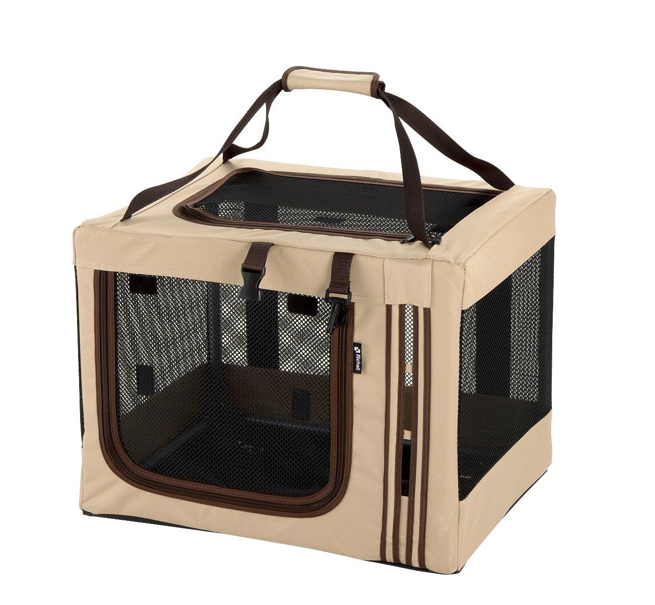 

Richell Foldable Pet Cage 520 x 42 x 40 Brown 3-Way (52 cm)