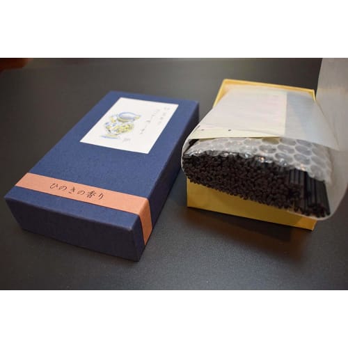 Awaji Baikundou Low Smoke Incense, Low Smoke, Hinoki Scent, Bamboo Charcoal Refreshing Hinoki (120g), Large Capacity, Special Use, Large Loose Pack, M