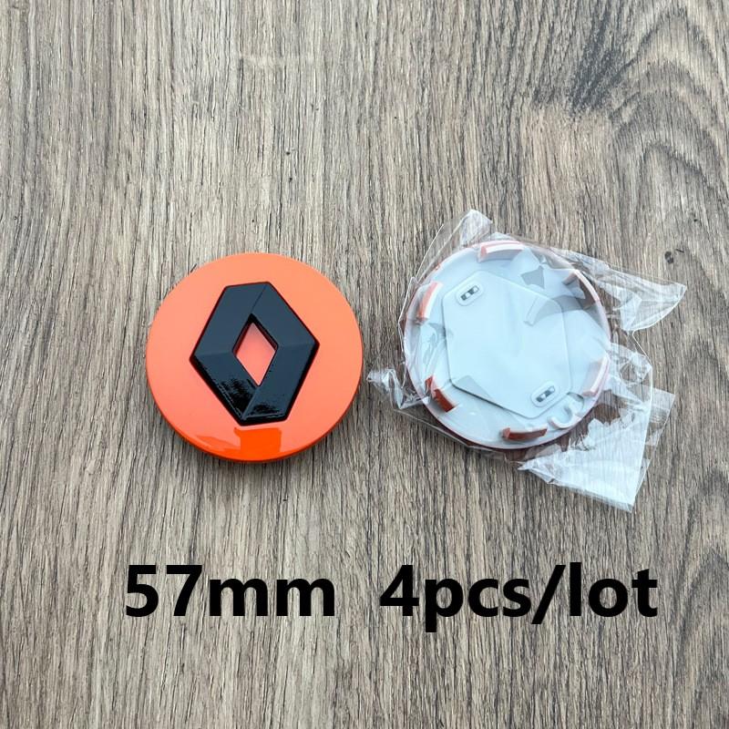 4pcs 57/60mm Wheel Center Hub Caps For Renault Trafic Duster Megane 2 3 4 Clio Fluence Logan Captur Arkana Laguna MK4 Zoe RS n333