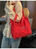 2026 Casual Large Capacity Canvas Drawstring Shopping Bag for Students