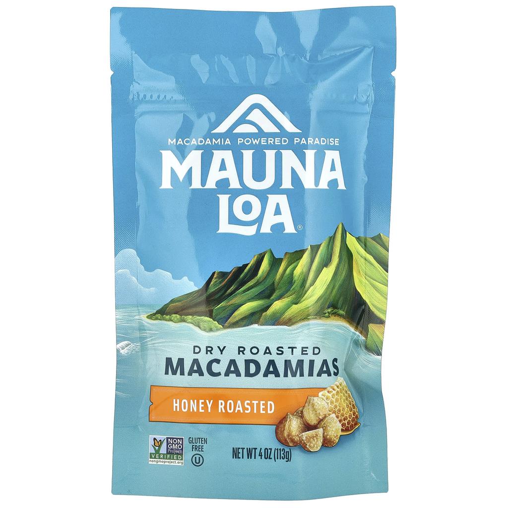 Mauna Loa, Oil-Roasted Macadamia, Honey Roasted, 4 oz (113 g)