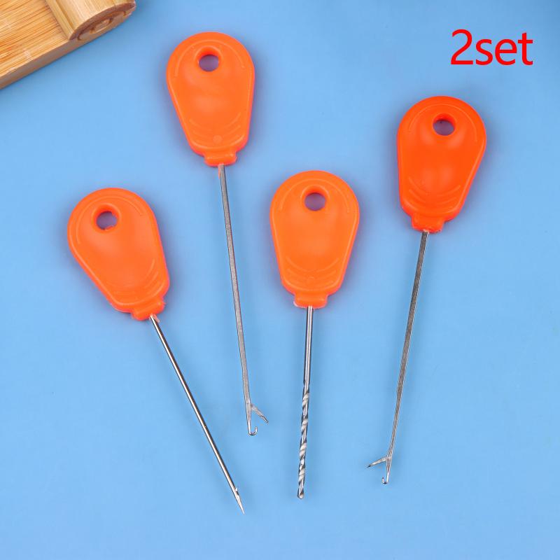Lightweight Carp Fishing Bait Needle Includes Storage Box Easy Rig Threading Tool For Versatile Freshwater Scenarios