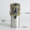 Stainless Steel Flower Vase Mirror Abstract Art Vase Simple Modern Pretty Plant Flower Bottles Home Decorative Vases Ornaments