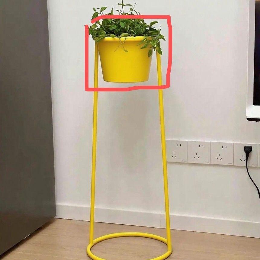 

Simple Retro Iron Art Flower Pot Stand for Indoors & Balconies - Movable Plant Rack Large (Height 75cm * Diameter 30cm)