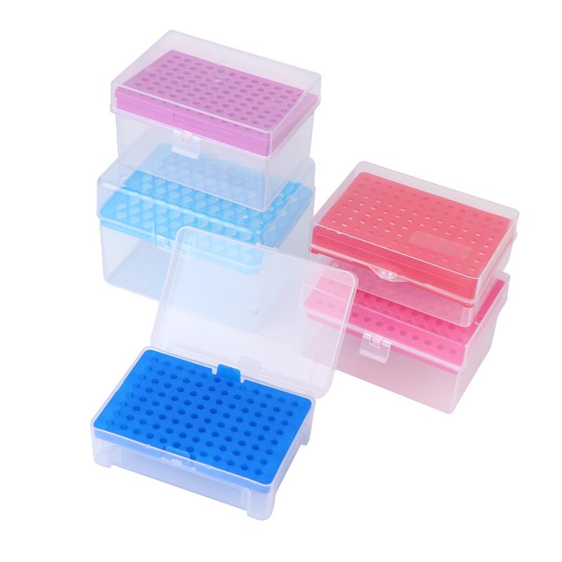 10ul/200ul/1ml/5ml/10ml Plastic Laboratory Pipettor Tip Box For Experiment Pipette Tip Holder Box Micropipette Plastic Box