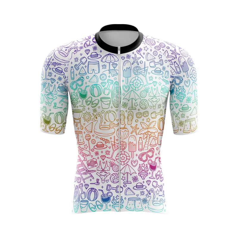 2026 Cartoon Radsportbekleidung Herren Ropa Ciclismo MTB Radsportkleidung Kurzarm Fahrradshorts Maillot Ciclismo Trikot Set Radsportanzüge