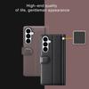For Samsung Galaxy S26+ Case Genuine Split Leather Phone Cover with Wallet Stand