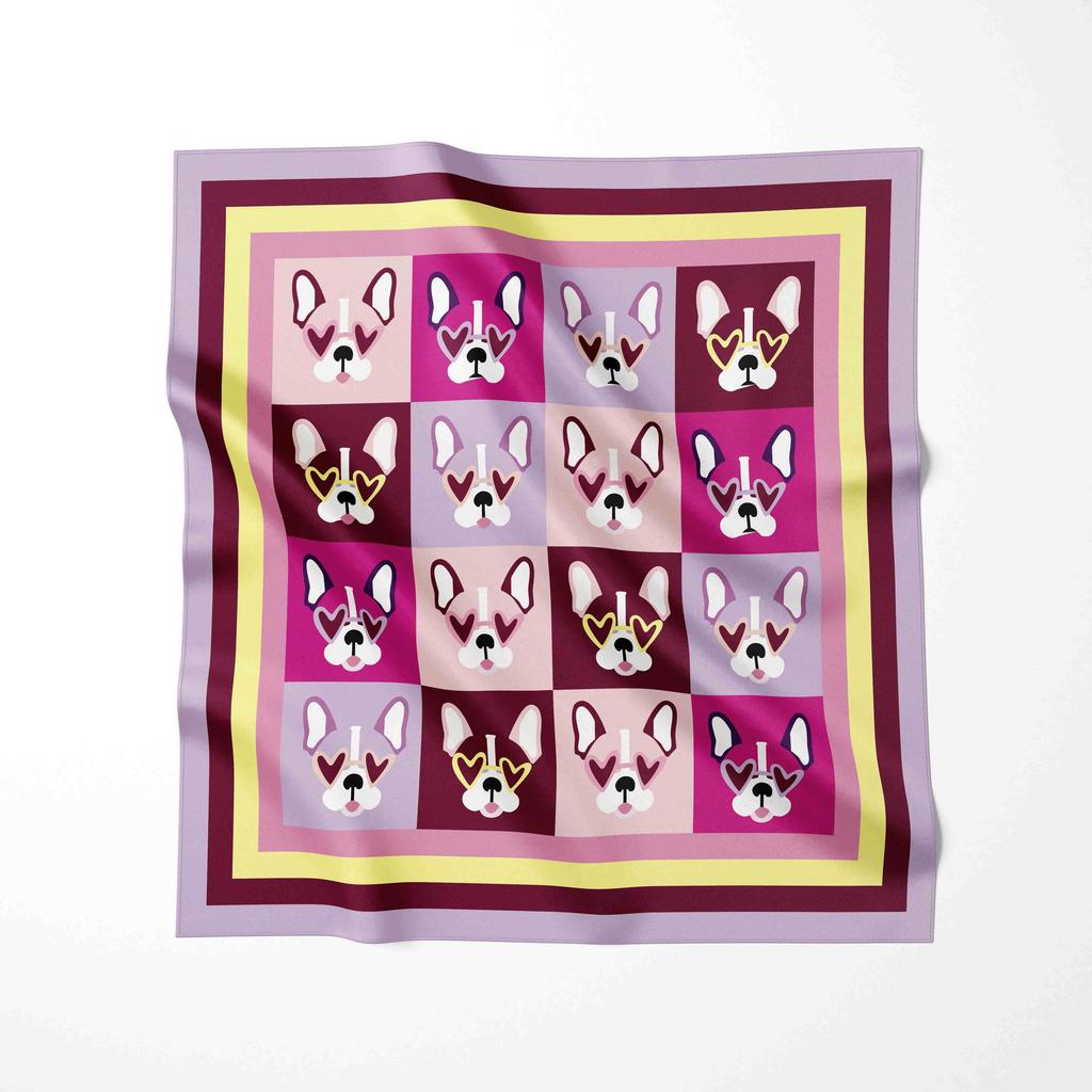 Fashion Scarves for Women Shawl Print Silk Satin Hijab Scarf Female Bandana 70*70cm Luxury Brand Square Shawls Scarfs For Ladies